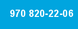 970 820-22-06 970 820-22-06